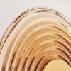 Liriel applique murale LED intérieure ronde, lot de 2, design rétro à reliefs