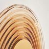 Liriel applique murale LED intérieure ronde, lot de 2, design rétro à reliefs