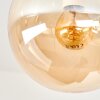 Gastor plafonnier à globes 5 lumières E14, ø 45 cm, style rétro vintage