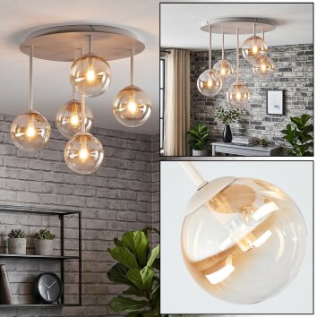 Chehalis plafonnier globe 5 lumières, luminaire de plafond rond Ø 43 cm