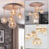 Chehalis plafonnier globe 5 lumières, luminaire de plafond rond ø 45 cm