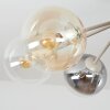 Gastor plafonnier boule 7 lumières E14 25 Watt moderne rétro-vintage pour salon