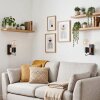 Applique murale Lemou E27 style rétro, lot de 2 luminaires muraux pour salon