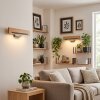 Inzino applique murale LED en bois, rampe LED en bois, lot de 2
