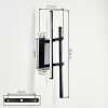 Kiron applique murale LED moderne, lampe murale intérieure à barres fines