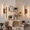 Kiron applique murale LED moderne, lot de 2 lampes murales pour salon