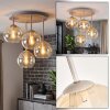 Koyoto plafonnier boule 4 lumières E14, luminaire de plafond vintage
