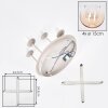 Koyoto plafonnier boule 4 lumières E14, luminaire de plafond vintage