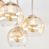 Koyoto plafonnier boule 4 lumières E14, luminaire de plafond vintage