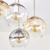 Koyoto plafonnier à globes, luminaire de plafond 4 lumières E14 vintage