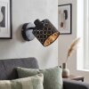 Tallaboa applique murale orientable avec interrupteur, abat-jour à fentes