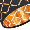 Tallaboa appliques murales orientables avec interrupteur, abat-jour en tissu à motif