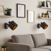 Alsen applique murale orientable avec abat-jour en tissu à motif, lot de 2