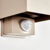 Applique murale LED Tamarin, lot de 2, 3000 Kelvin blanc chaud, détecteur de mouvement