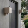 Tamarin LED applique murale extérieure avec détecteur de mouvement, lot de 2