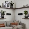Moderne LED Applique murale Axion rectangle plat, lot de 2, RGB, 3000 Kelvin blanc chaud