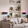 Moderne LED Applique murale Axion rectangle plat, lot de 2, RGB, 3000 Kelvin blanc chaud