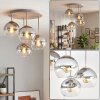 Koyoto plafonnier boule 4 flammes E14, luminaire plafond rétro Ø 38 cm