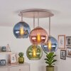 Koyoto plafonnier globe 4 lumières E14 ø 38 cm, luminaire de plafond rétro