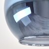 Koyoto plafonnier globe 4 lumières E14 ø 38 cm, luminaire de plafond rétro