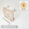 Gastor plafonnier boule 5 lumières, abat-jours ronds, style boho vintage