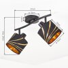 Alsen plafonnier orientable 2 spots, lampe de plafond vintage pour salon