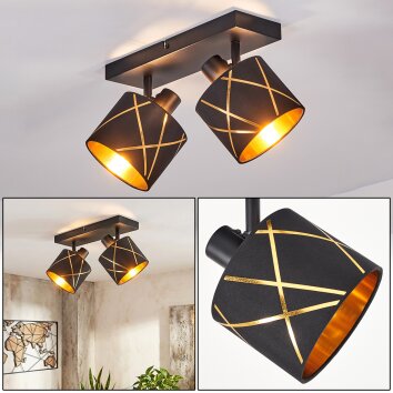 Opatija plafonnier à spots orientables E14, 2 lumières, motif géométrique