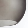 Nolen Hängeleuchte 3-flammig mit Rauchglas, ø 19 cm, Länge 105,5 cm
