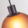 Nolen Hängeleuchte 3-flammig mit Rauchglas, ø 19 cm, Länge 105,5 cm
