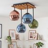 Koyoto plafonnier 4 lumières vintage E14 pour salon et salle à manger