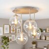 Gastor plafonnier boule 4 flammes rond Ø 38 cm, luminaire de plafond E14