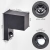 Kingstown applique murale extérieure avec détecteur de mouvement GU10 pour façade