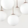 Gastor plafonnier boule à 5 lumières, luminaire plafond style boho scandinave moderne