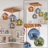 Plafonnier Koyoto à 4 globes, style rétro moderne, pour salon et salle à manger
