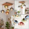 Gastor plafonnier boule 5 lumières pour salon et salle à manger, style rétro