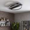 Kordex plafonnier LED moderne pour salon et salle à manger, design anneau plat