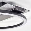 Kordex plafonnier LED moderne pour salon et salle à manger, design anneau plat