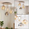 Gastor plafonnier rond à boules 4 lampes E14, style moderne rétro vintage