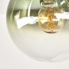 Gastor plafonnier boule rond 4 flammes, ø 38 cm, style rétro vintage