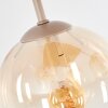 Koyoto plafonnier 4 lumières E14, lampe de plafond à globes pour salon et salle à manger
