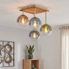 Gastor plafonnier 4 lampes, plafonnier boule, plafonnier rétro boho pour salon