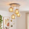 Koyoto plafonnier boule 4 points lumineux E14, forme globe ronde Ø 38 cm