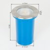 Lemok spot encastrable de sol extérieur rond Ø 15 cm IP67 pour jardin