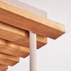Plafonnier Basto en rotin bambou, lampe de plafond bohème 4 lumières E14
