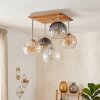 Koyoto plafonnier suspension à globes, 5 points lumineux pour salon, vintage