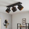 Alsen plafonnier à spots orientable 3 lampes E14 avec abat-jour cylindriques