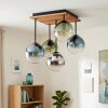 Gastor plafonnier boule à 5 lumières, globes suspendus rétro pour salon et salle à manger