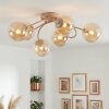 Chehalis plafonnier boule 6 lumières G9, forme ronde moderne, ø 58 cm