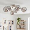 Chehalis plafonnier à globes 6 lumières, luminaire de plafond rétro