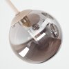 Chehalis plafonnier à globes 5 lumières, rond, style rétro-vintage G9, Ø 43 cm